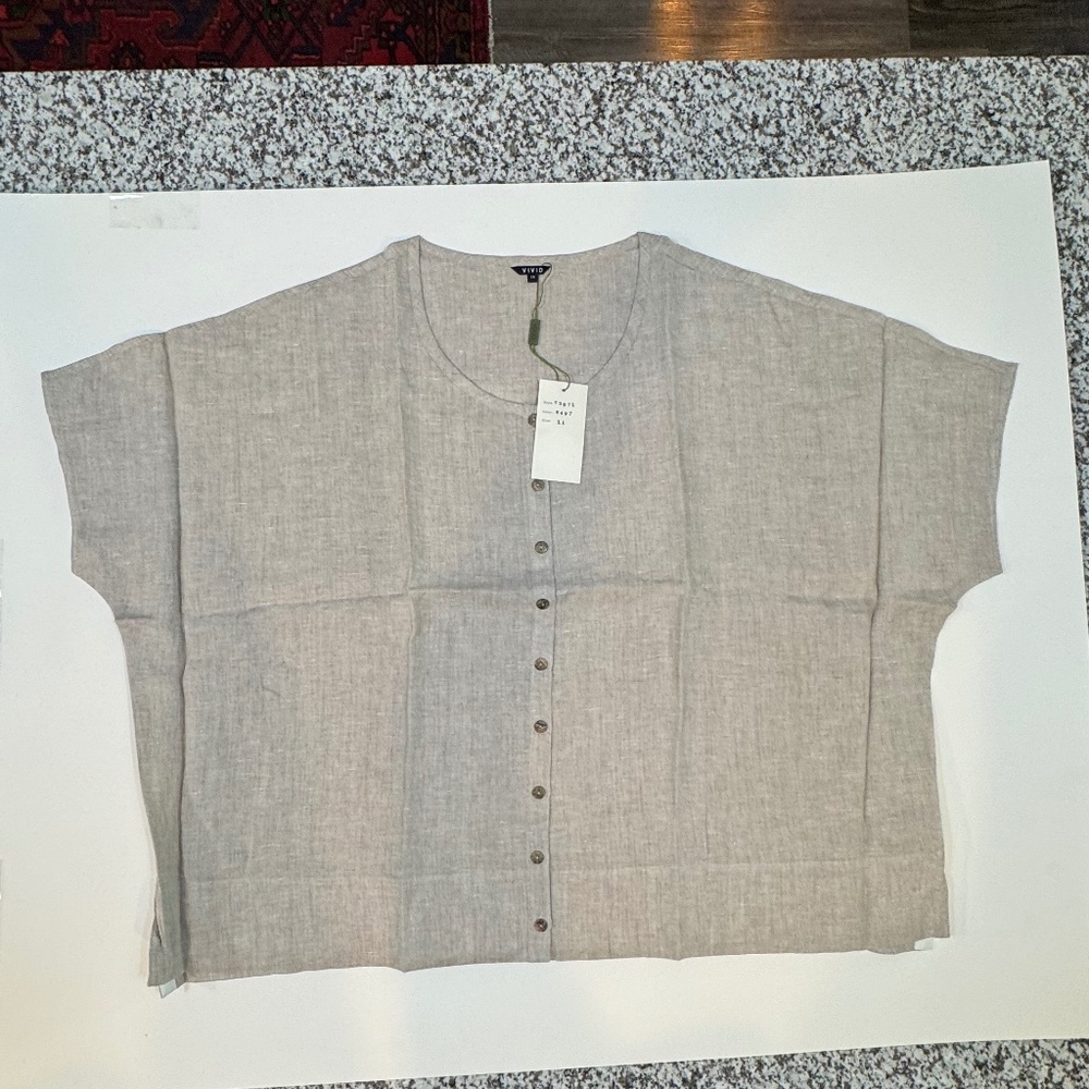 Vivid Linen Top - Picture 4 of 6